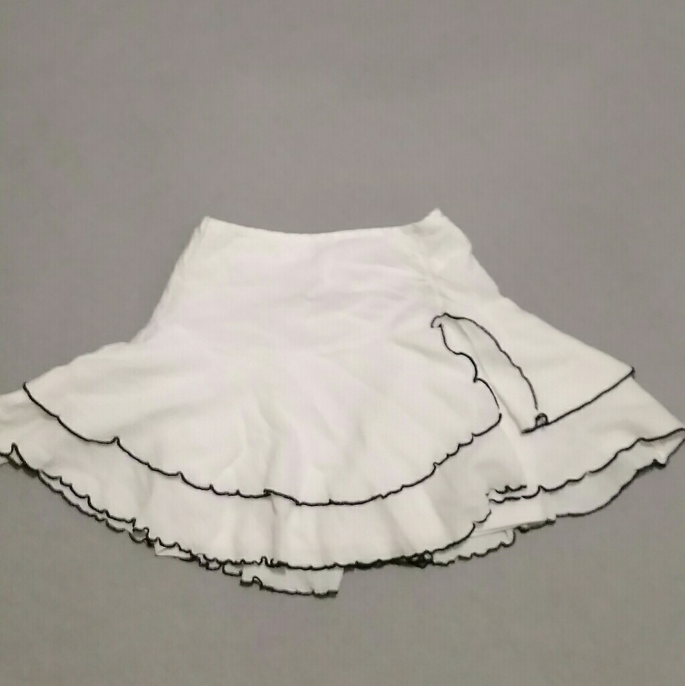 Girls white skirt